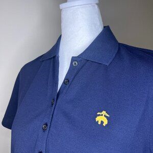 Brooks Brothers Navy with Yellow Logo Polo Dress